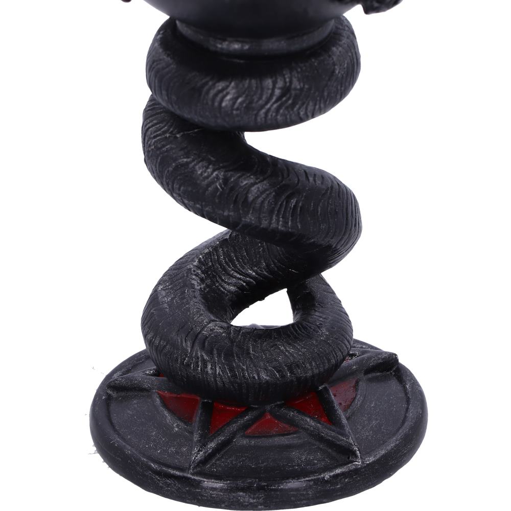 Gothic occult gift goblet with pentagram