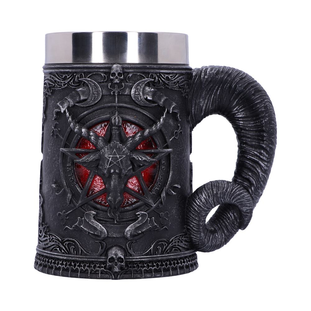 Baphomet Tankard 16.5cm – Gothic Occult Collectible Tankard