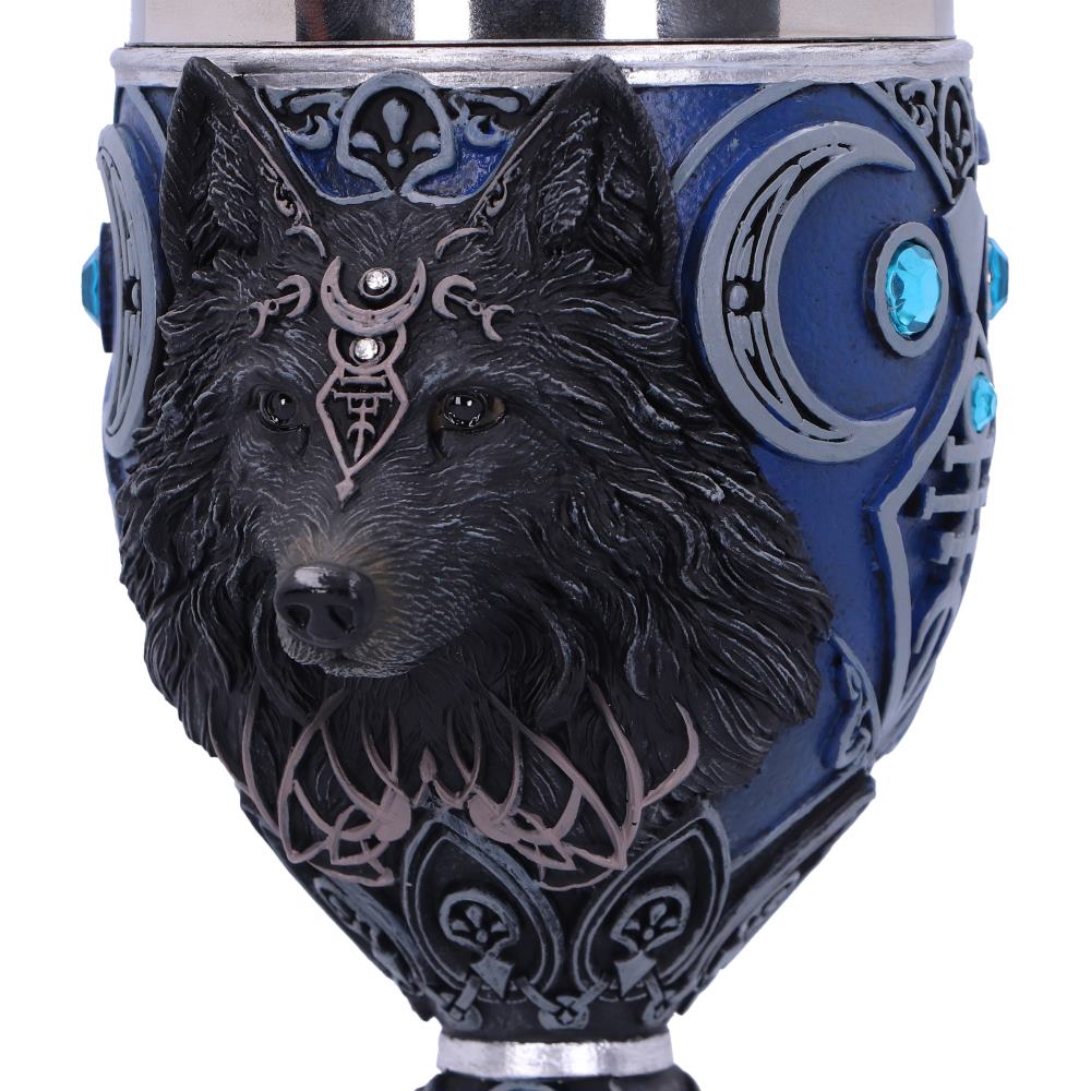 Wolf Moon goblet with stainless steel insert
