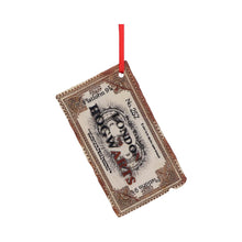 Load image into Gallery viewer, Harry Potter Hogwarts Ticket Hanging Ornament
