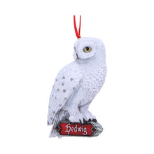 Load image into Gallery viewer, Harry Potter Hedwig&#39;s Rest Hanging Ornament 9cm
