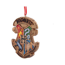 Load image into Gallery viewer, Harry Potter Hogwarts Crest Hanging Ornament 8cm
