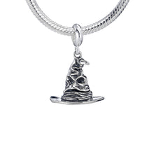 Load image into Gallery viewer, Harry Potter Sterling Silver Sorting Hat Slider Charm
