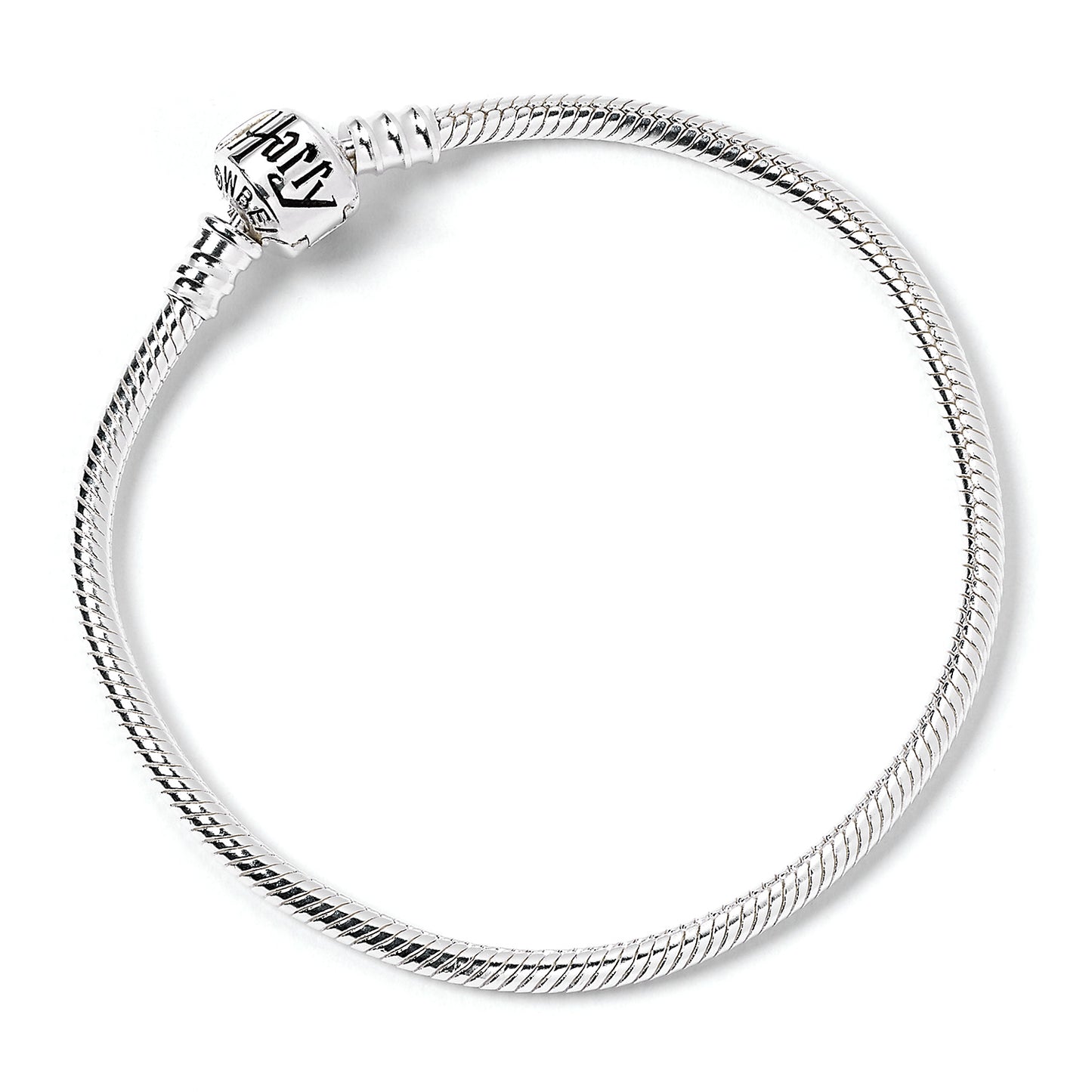 Harry Potter Sterling Silver Slider Charm Bracelet 19cm Medium