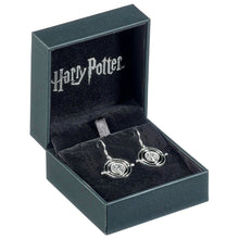 Load image into Gallery viewer, Harry Potter Time Turner Drop Earrings with Crystal Elements
