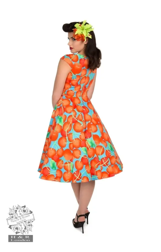 Hearts & Roses Royal Ann Cherry Dress