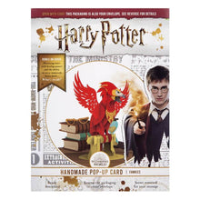 Load image into Gallery viewer, Harry Potter Fawkes Pop Up Cards
