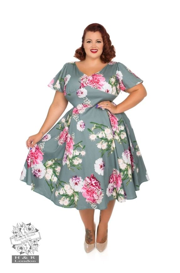 Hearts & Roses Lamour Swing Dress