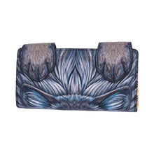 Load image into Gallery viewer, Guardian Wolf Embossed Purse by Lisa Parker 18.5cm
