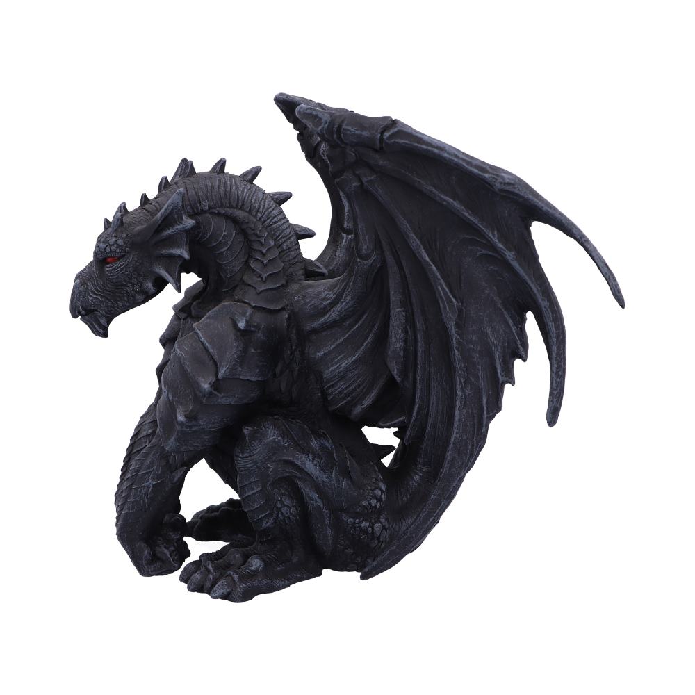 The Guard Figurine showing the detailed dragon wings, muscular body, textured sculpting, and premium hand-painted resin craftsmanship.