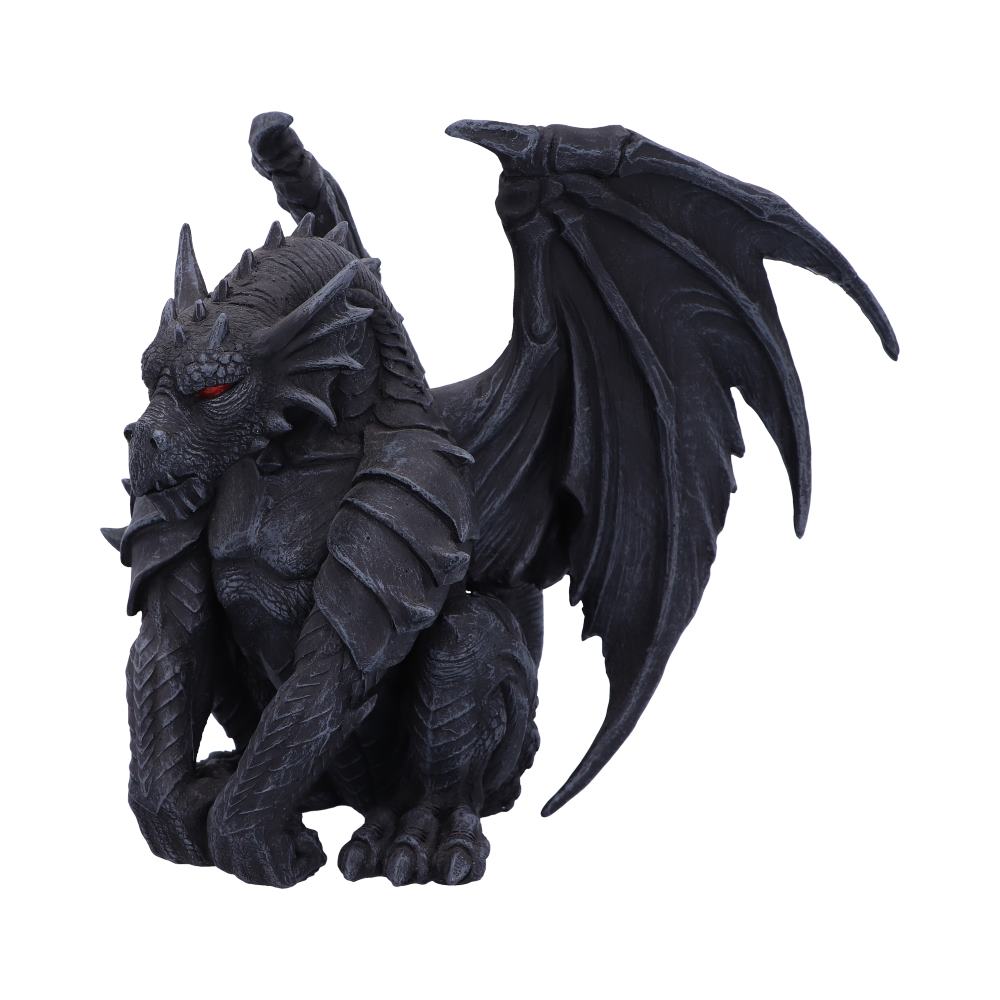 The Guard Figurine 18cm featuring a fearsome dragon-gorilla hybrid with blood-red eyes, towering wings, and a premium hand-painted resin finish.