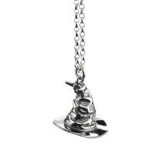 Load image into Gallery viewer, Harry Potter Sterling Silver Sorting Hat Necklace

