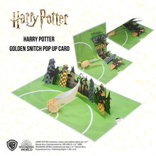 Load image into Gallery viewer, Harry Potter Golden Snitch Pop Up Card
