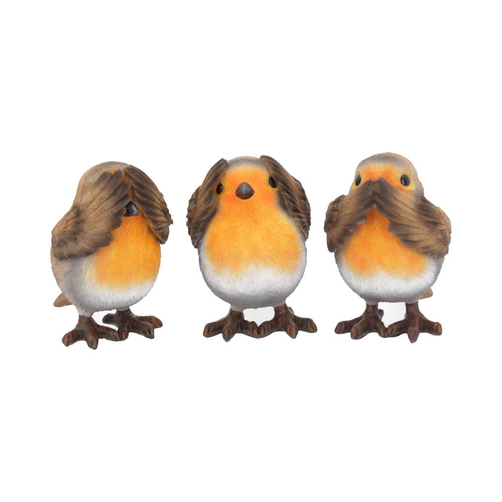 Three Wise Robins 8cm