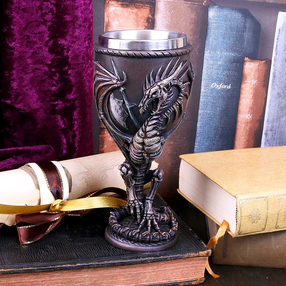 Fossilised Goblet 17cm
