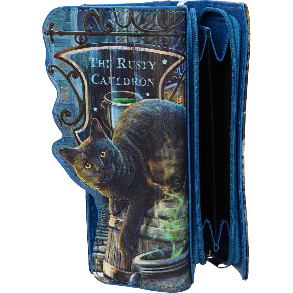 Rusty Cauldron Embossed Purse by Lisa Parker 18.5cm
