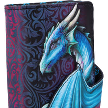 Load image into Gallery viewer, Take Flight Embossed Purse (Blue) 18.5cm
