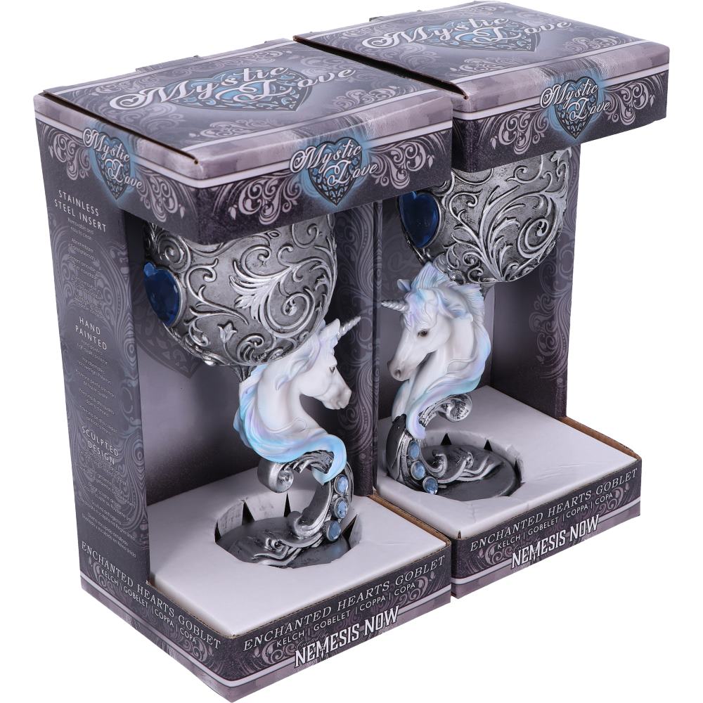 Enchanted Hearts Goblets 18.5cm (Set of 2)