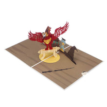 Load image into Gallery viewer, Harry Potter Fawkes Pop Up Cards
