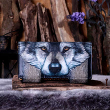 Load image into Gallery viewer, Guardian Wolf Embossed Purse by Lisa Parker 18.5cm
