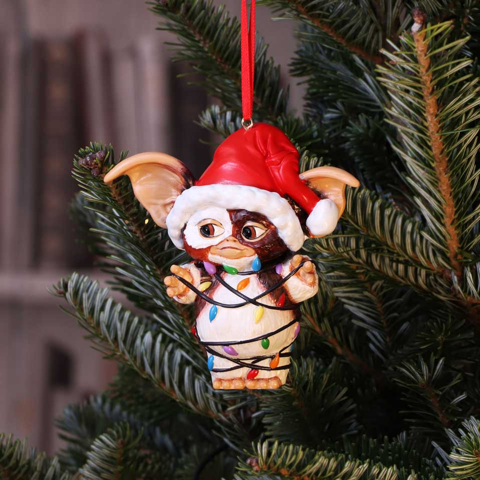 Gremlins Gizmo in Fairy Lights Christmas tree decoration Hanging Ornament display piece