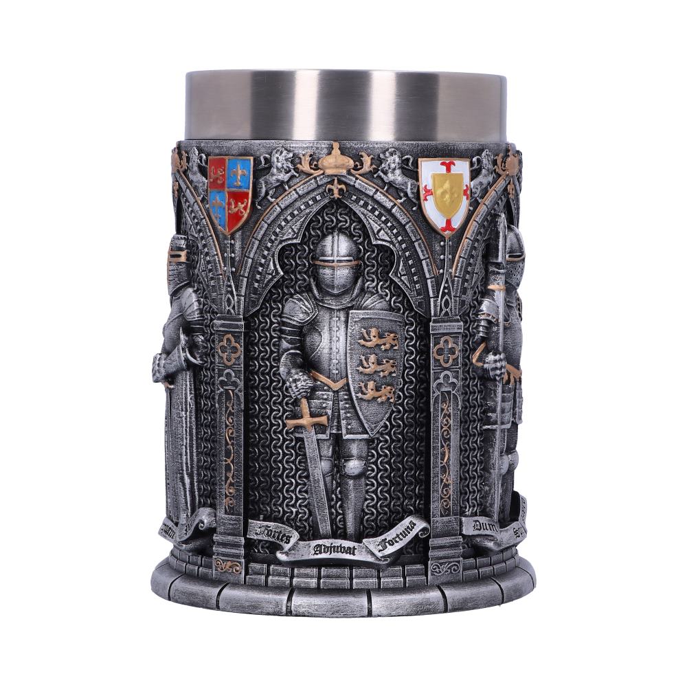 Medieval knight collectible tankard
