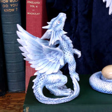 Load image into Gallery viewer, Small Silver Dragon by Anne Stokes 11.5cm
