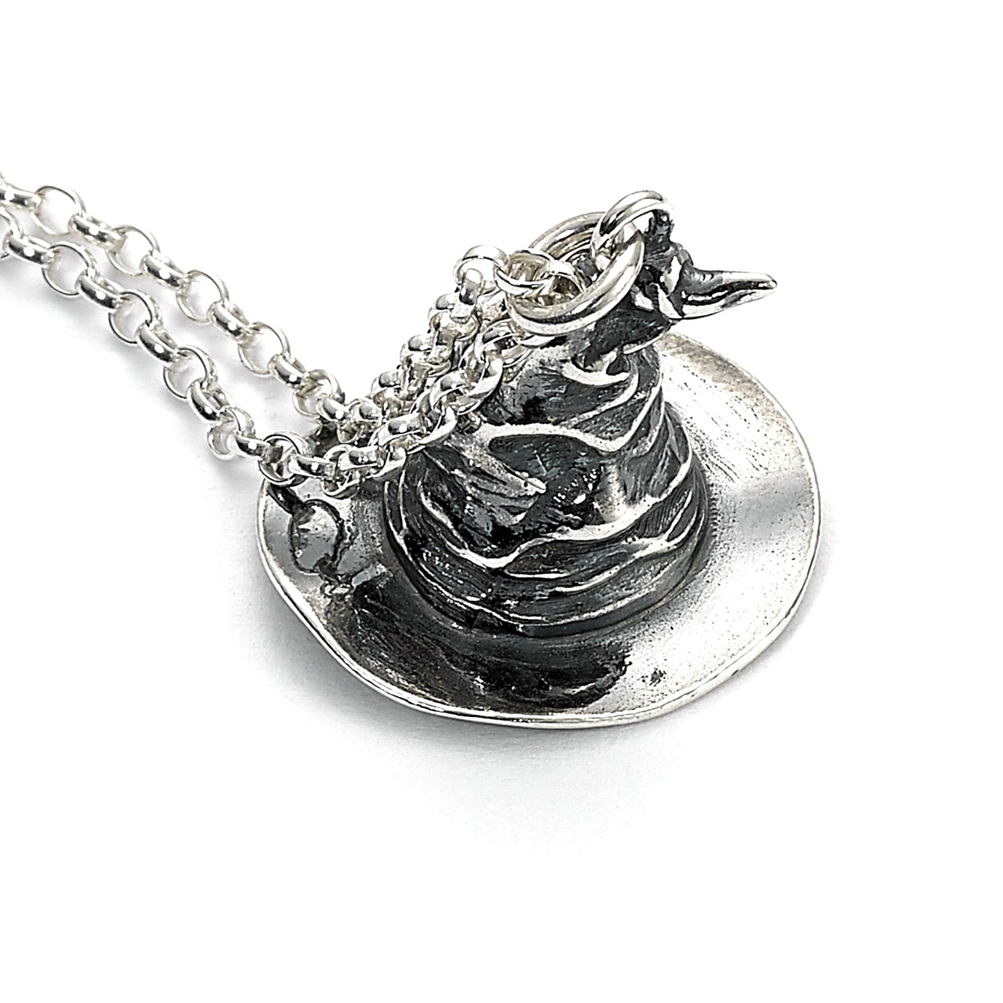 Harry Potter Sterling Silver Sorting Hat Necklace