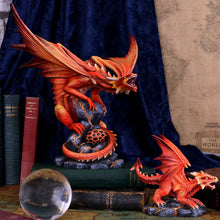 Load image into Gallery viewer, Adult Fire Dragon by Anne Stokes 24.5cm
