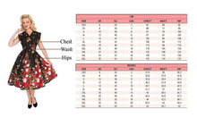 Load image into Gallery viewer, Hearts &amp; Roses Lamour Swing Dress
