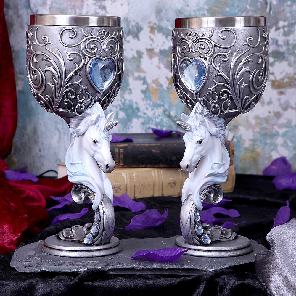 Enchanted Hearts Goblets 18.5cm (Set of 2)