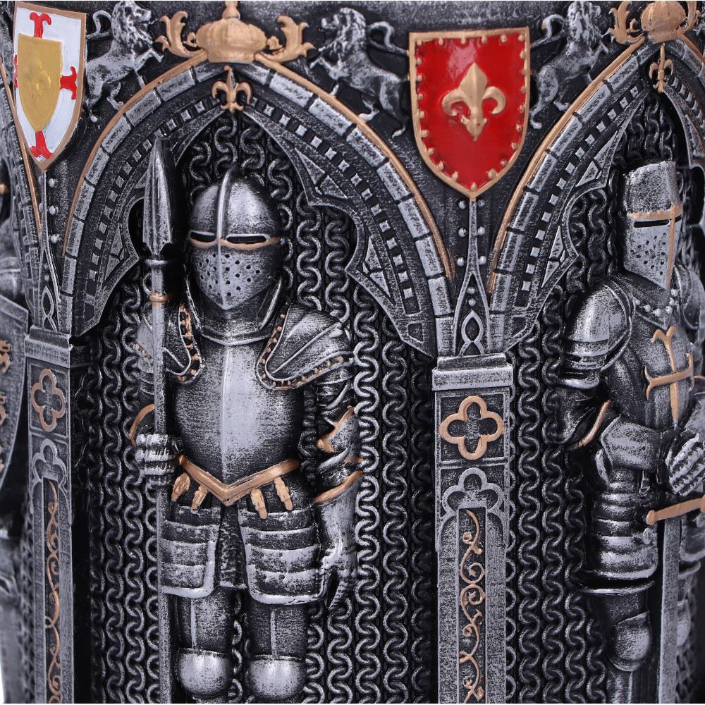 Hand-painted medieval tankard
