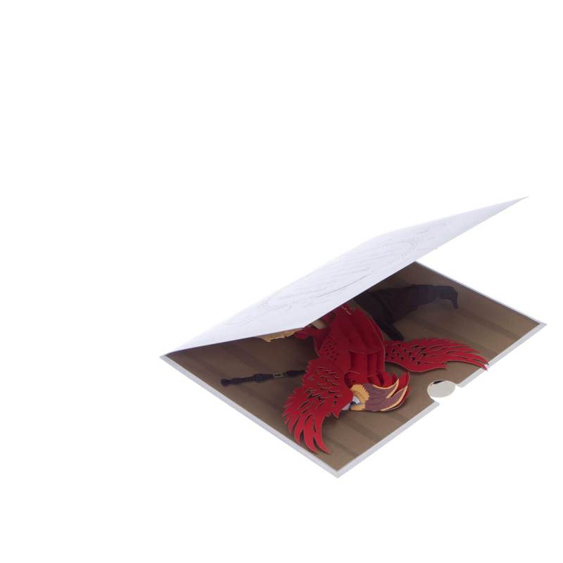 Harry Potter Fawkes Pop Up Cards